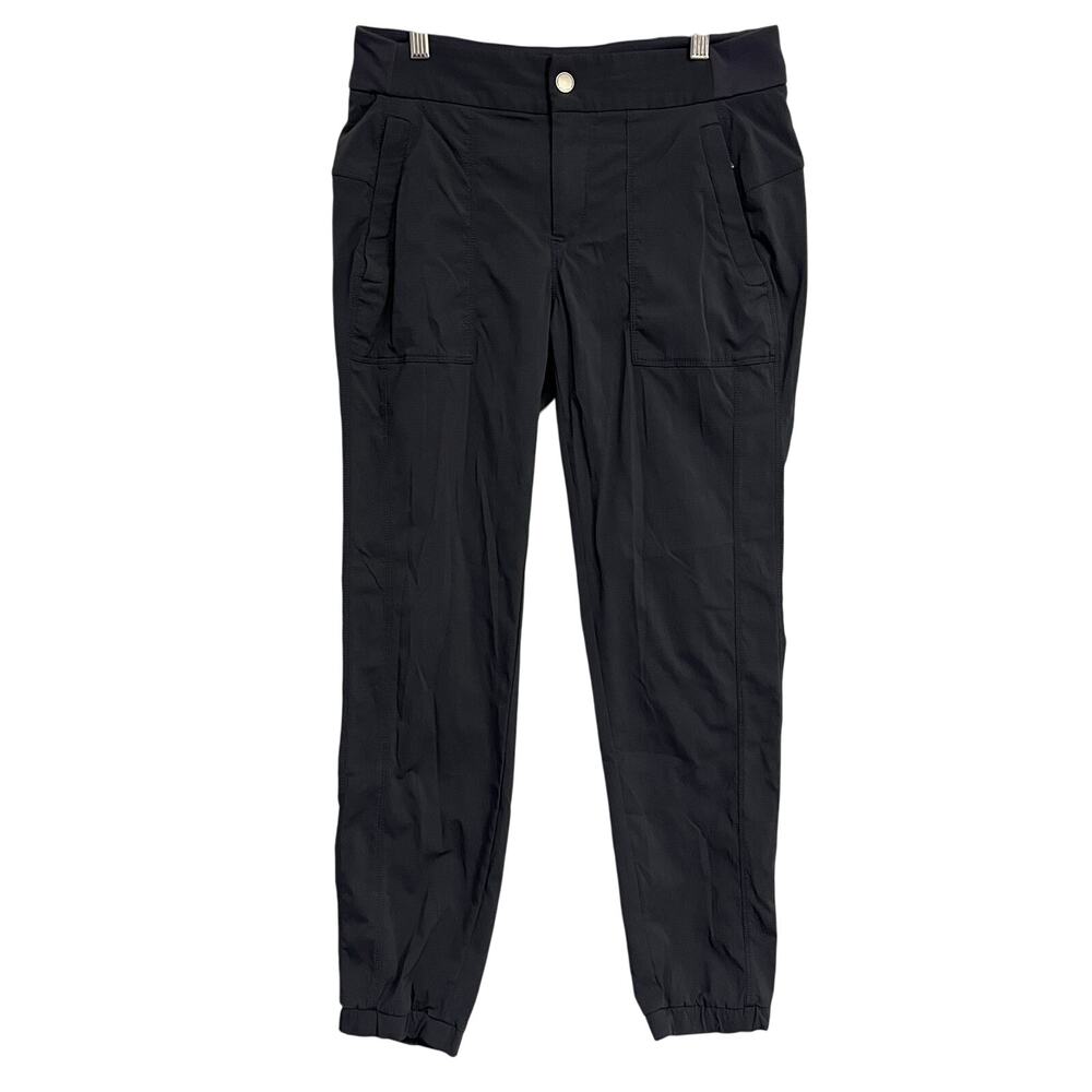 Athleta Pants Trekkie Jogger Dark Gray Ripstop Hiking Outdoor Size 6